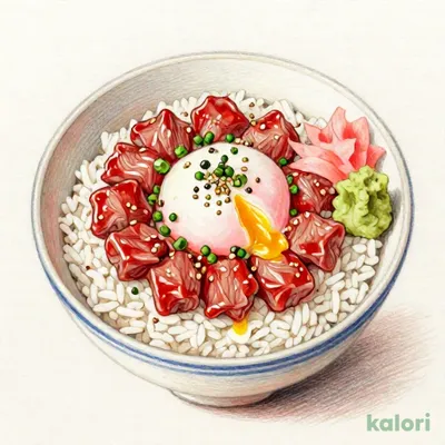 まぐろユッケ丼