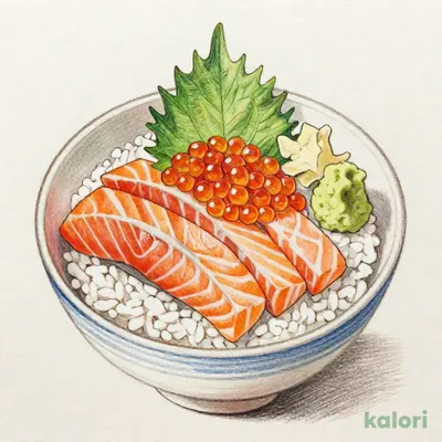 サーモン親子丼