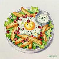 ベーコン・温玉入り じゃがいもパリパリサラダ (レギュラー)