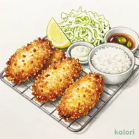 かきフライ定食(6個)