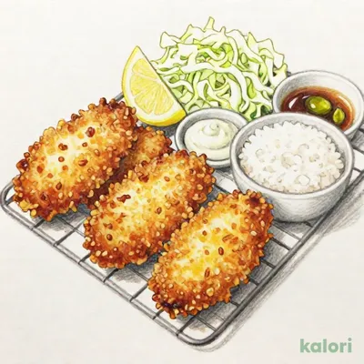 かきフライ定食(6個)