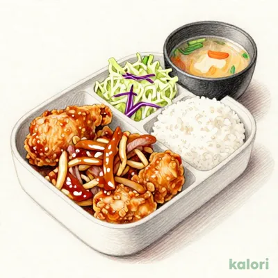［テイクアウト］から揚げとしょうが焼