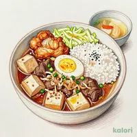 【から揚げ小鉢付】牛肉豆腐定食