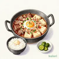 牛肉豆腐と国産とろろ定食