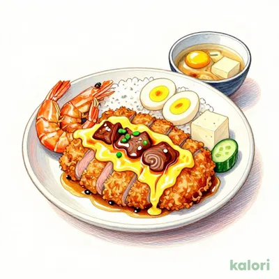 ミックスとじ定食
