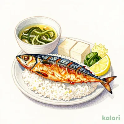 Grilled Mackerel Set Meal
