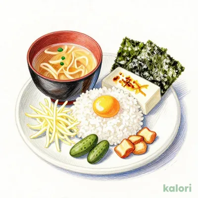 しらすおろし朝食