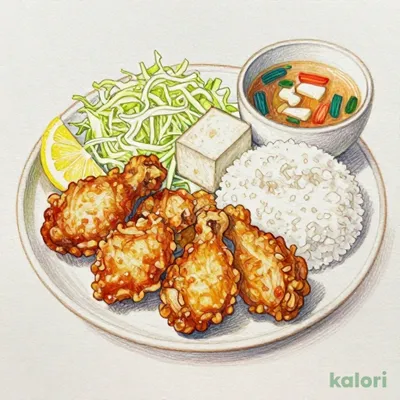 特から揚げ定食(7個)
