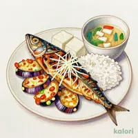 【揚げ出し茄子小鉢付】さんまの塩焼定食