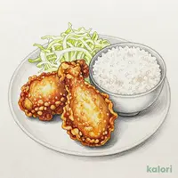 唐揚げセット（ごはん中）