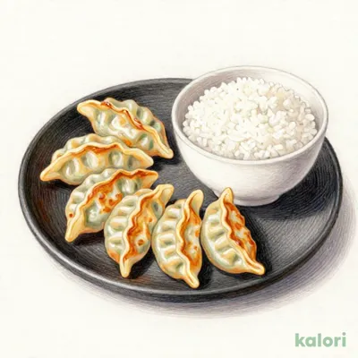 餃子セット（ごはん中）