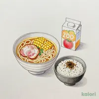 お子さまラーメン ジュース・ふりかけセット