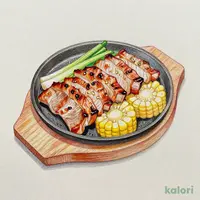 鉄板豚肩ロース