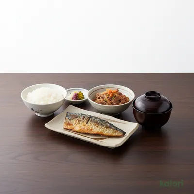 塩さば牛小鉢定食