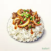 Beef Bowl with Meat Miso and Green Onions