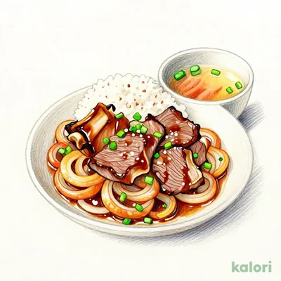 Double Set Meal (Beef Plate & Green Onion Salt Beef Short Rib)