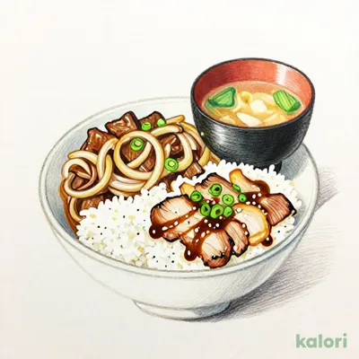 Double Set Meal (Beef Plate and Scallion Salt Pork)
