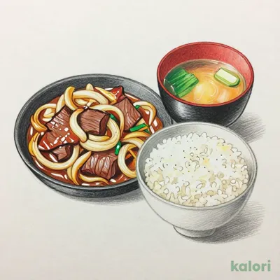 Double Beef Set Meal (Simmered Beef & Grilled Beef)