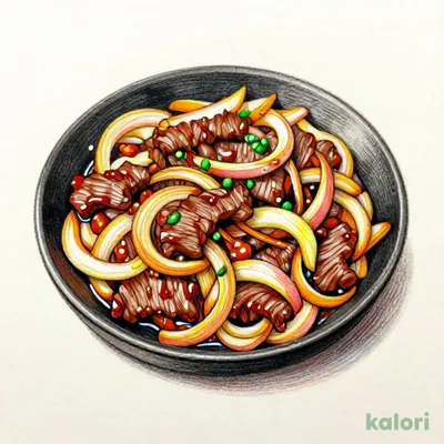 牛鉄板焼肉皿