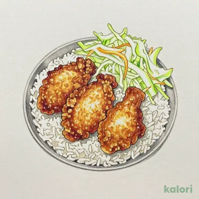 Fried Chicken Rice Bowl, Regular