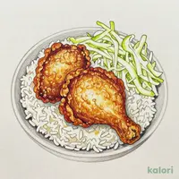 Karaage (Fried Chicken) Rice Bowl, Large