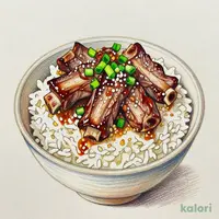 ねぎ塩牛カルビ丼 (アタマの大盛)