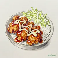 タルタル南蛮から揚げ丼 (アタマの大盛)