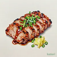 大判豚肩ロース焼き皿（旨ダレ生姜） (大盛)