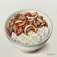 牛丼 (並盛)