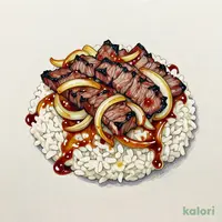 Beef Yakiniku Rice Bowl, Large