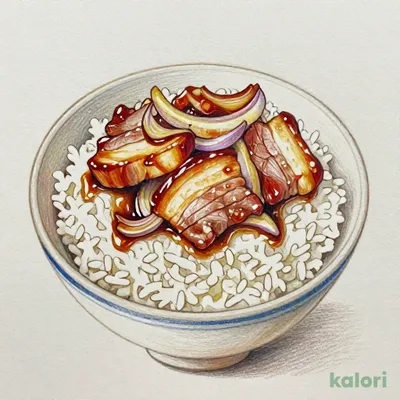 豚丼 (アタマの大盛)