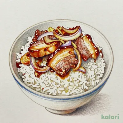 豚丼 (並盛)