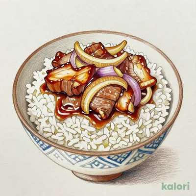 豚丼 (大盛)