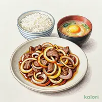 牛皿定食 (並盛)