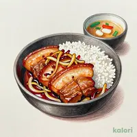 厚切り豚角煮定食