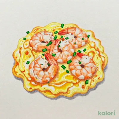 ふわふわ海老玉子炒め