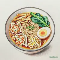 正油ワンタン麺