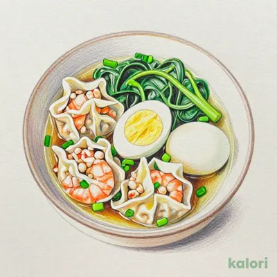 エビワンタンスープ