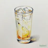 洋梨の翠ジンソーダ