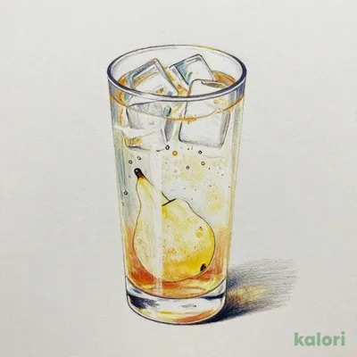 洋梨の翠ジンソーダ
