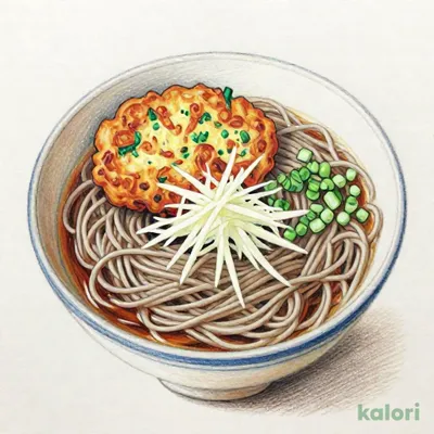 ば朝そばおろし・野菜かきあげ