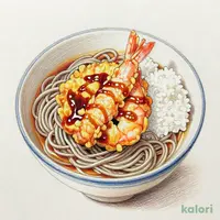 ほぼ海老だけのかきあげミニ丼セット