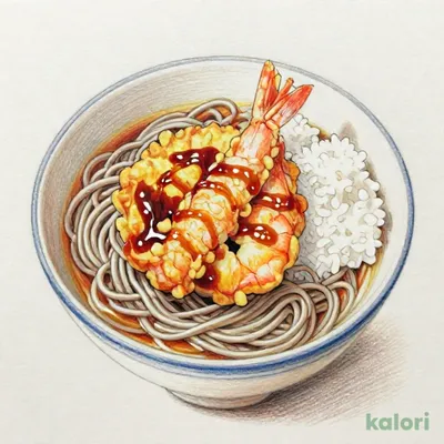 ほぼ海老だけのかきあげミニ丼セット