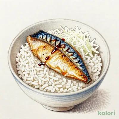 ニミニ焼鯖おろしごはん