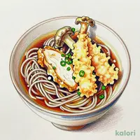 とり舞茸天そば