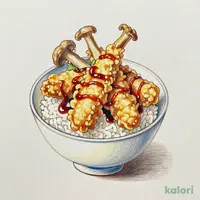ミニとり舞茸天丼