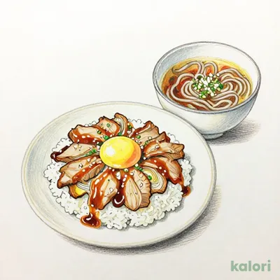 Full Katsudon Set