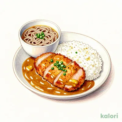 ミニカツカレーセット
