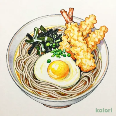 Soba with Egg & Seaweed