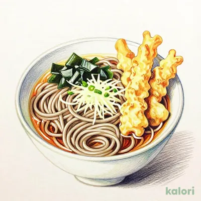 Soba with Grated Daikon & Seaweed